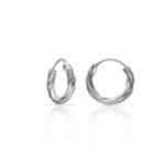 AROS PLATA 925MM TRENZADOS - 9MM
