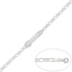 PULSERA PLATA 925MM RELOJ - 17.50CM