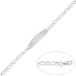 PULSERA 1x1 PLATA 925MM - 4MM