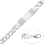 PULSERA BARBADA PLATA 925MM - 12MM