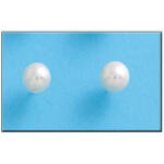 PENDIENTES PLATA 925MM PERLAS SHELL - 7MM