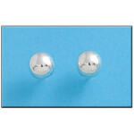 PENDIENTE PLATA 925MM BOLA 8MM