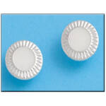 PENDIENTE PLATA 925MM CIRCULO BLANCO - 15MM