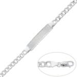 PULSERA BARBADA PLATA 925MM - 6MM