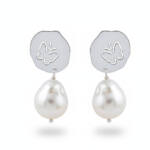 PENDIENTE PLATA 925MM MARIPOSAS PERLA