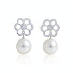 PENDIENTE PLATA 925MM FLOR PERLA