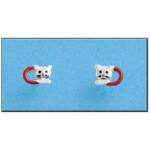 PENDIENTES PLATA 925MM GATO