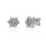 PENDIENTE PLATA 925MM ESTRELLA CIRCONITA