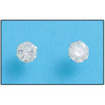 PENDIENTES PLATA 925MM REDONDO CIRCONITAS - 8MM