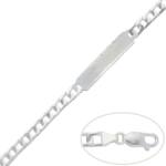 PULSERA CON PLACA PLATA 925MM - 6.50MM