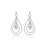 PENDIENTES LAGRIMA PLATA 925MM