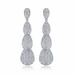 PENDIENTES PLATA 925MM LAGRIMA CIRCONITAS