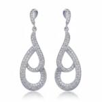 PENDIENTES PLATA 925MM CIRCONITAS
