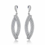 PENDIENTES PLATA 925MM CIRCONITAS