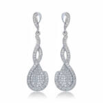 PENDIENTES PLATA 925MM CIRCONITAS