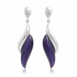 PENDIENTES PLATA 925MM OJO DE GATO