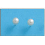 PENDIENTE PLATA 925MM PERLA SHELL - 6MM