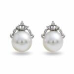 PENDIENTE PLATA 925MM PERLA CHINA - 13MM