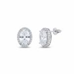 PENDIENTES PLATA 925MM OVALADO