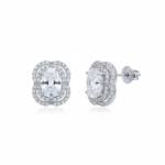 PENDIENTES PLATA 925MM CIRCONITAS