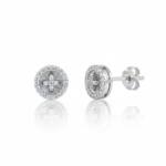 PENDIENTES PLATA 925MM REDONDO CIRCONITA