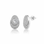 PENDIENTES PLATA 925MM OVALADO CIRCONITAS