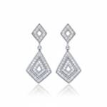 PENDIENTES PLATA 925MM CIRCONITAS