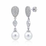 PENDIENTES PLATA 925MM PERLAS
