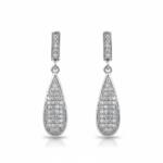 PENDIENTES PLATA 925MM CIRCONITAS