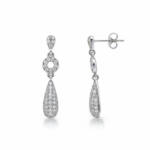 PENDIENTES PLATA 925MM CIRCONITAS