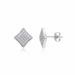 PENDIENTES PLATA 925M CUADRADO