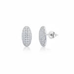 PENDIENTES PLATA 925MM OVAL CIRCONITAS