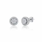 PENDIENTES REDONDO CIRCONITA PLATA 925MM