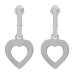 PENDIENTES PLATA 925MM CORAZON