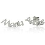 PENDIENTES PLATA 925MM NOMBRE TREPADORES