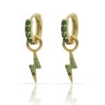 AROS PLATA CHAPADA ORO RAYO - 3MM