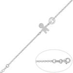 PULSERA PLATA 925MM NIÑA + NIÑO