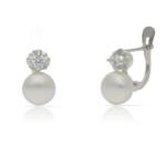 PENDIENTES PLATA 925MM PERLAS