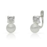 PENDIENTES PLATA 925MM PERLAS