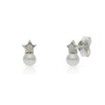 PENDIENTES PLATA 925MM PERLAS