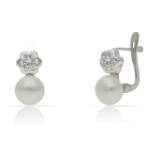 PENDIENTES PLATA 925MM PERLAS