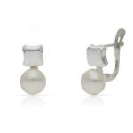 PENDIENTES PLATA 925MM PERLAS