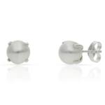 PENDIENTES PLATA 925MM PERLAS - 7MM