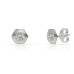 PENDIENTES PLATA 925MM CIRCONITAS - 7MM