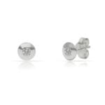 PENDIENTES PLATA 925MM CIRCONITAS - 5MM