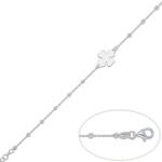 PULSERA PLATA 925MM TREBOL + BOLAS
