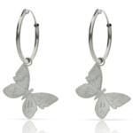 AROS PLATA 925MM MARIPOSA - 12MM