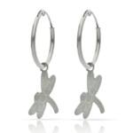AROS PLATA 925MM LIBELULA - 12MM