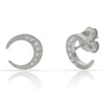 PENDIENTES PLATA 925MM LUNA - 10MM