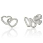 PENDIENTES PLATA 925MM CORAZONES - 11x8MM